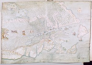 Mapa del estuario del San Lorenzo